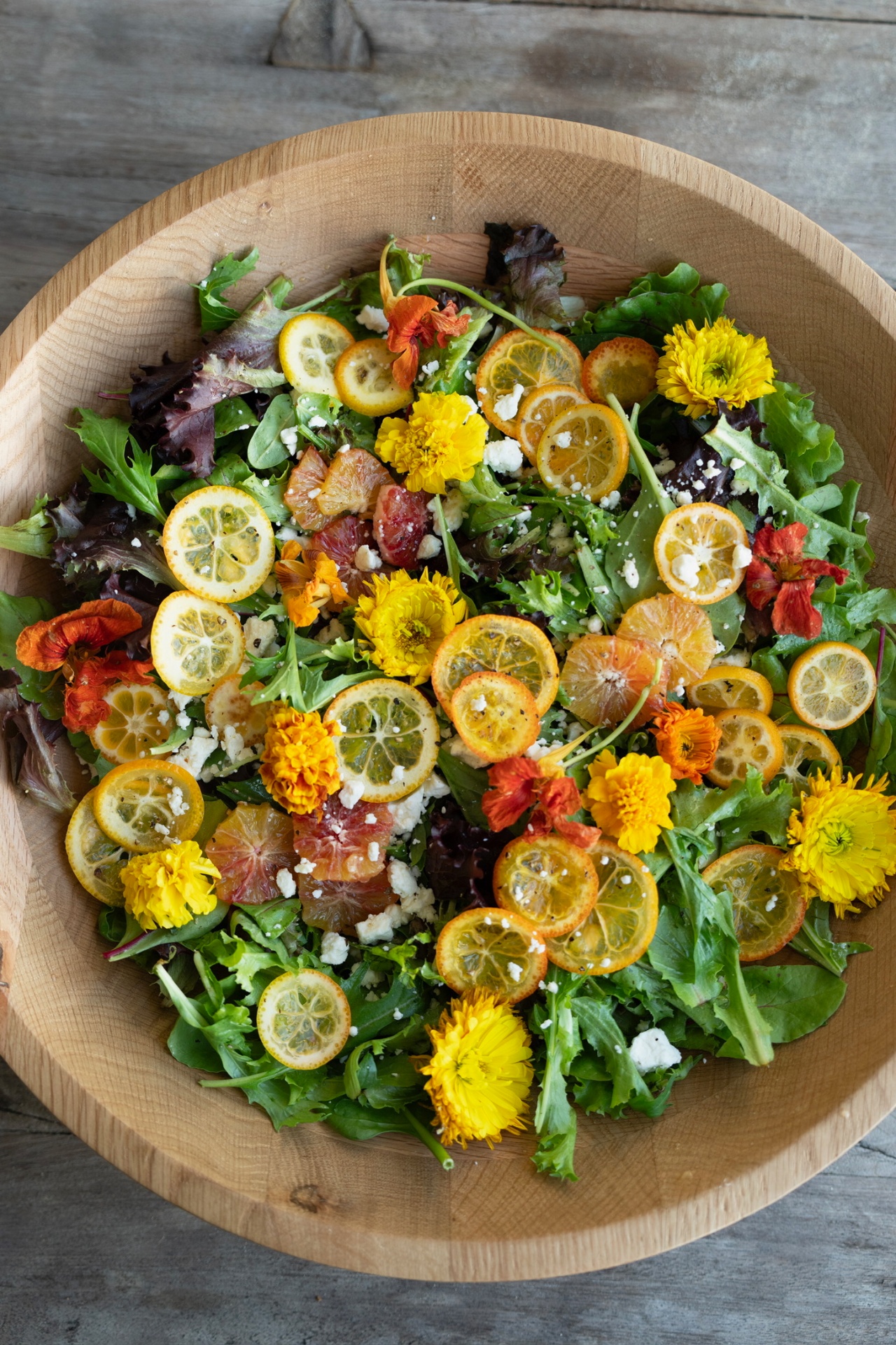 Citrus Salad with Baby Greens