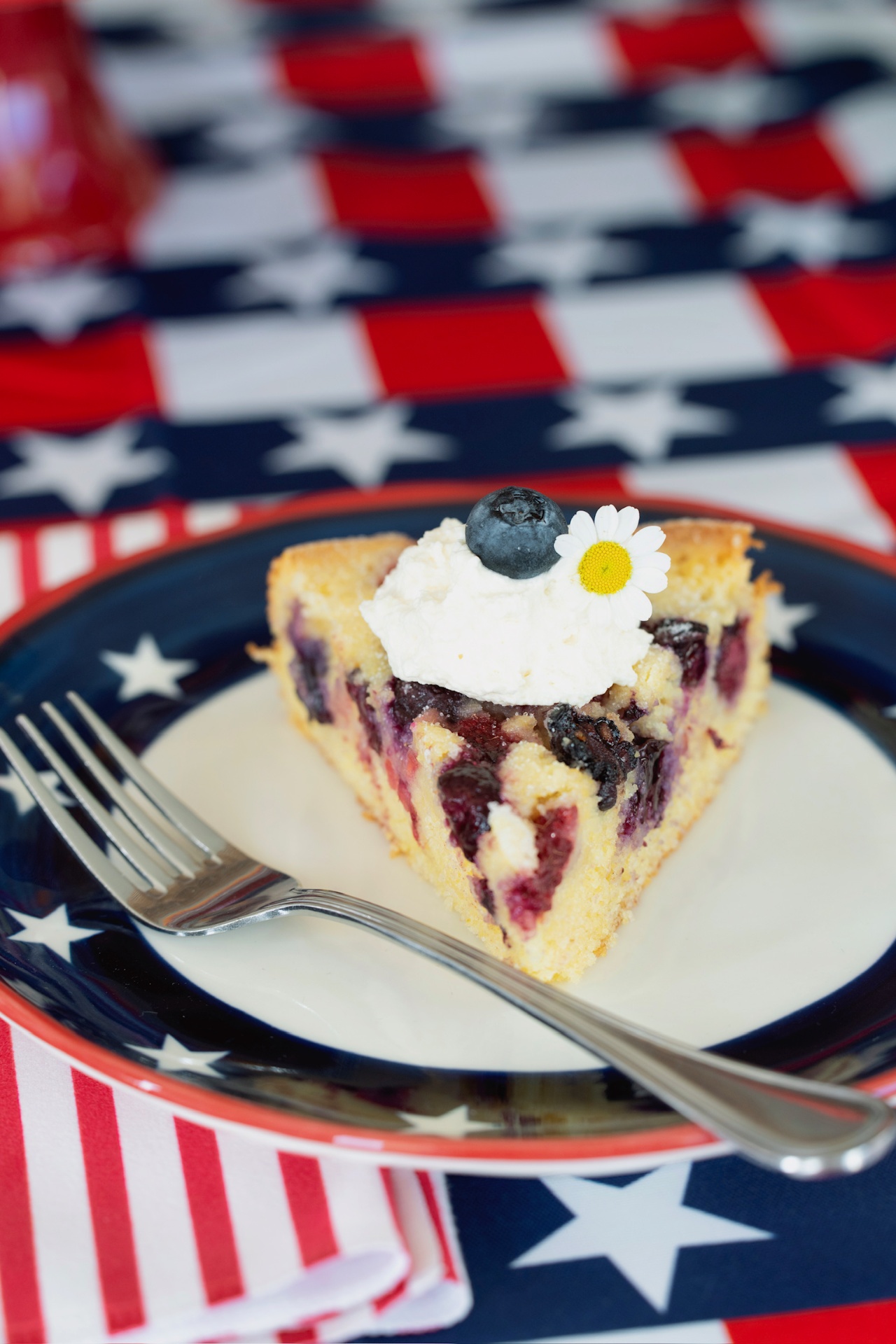 Cornmeal-Berry Cake